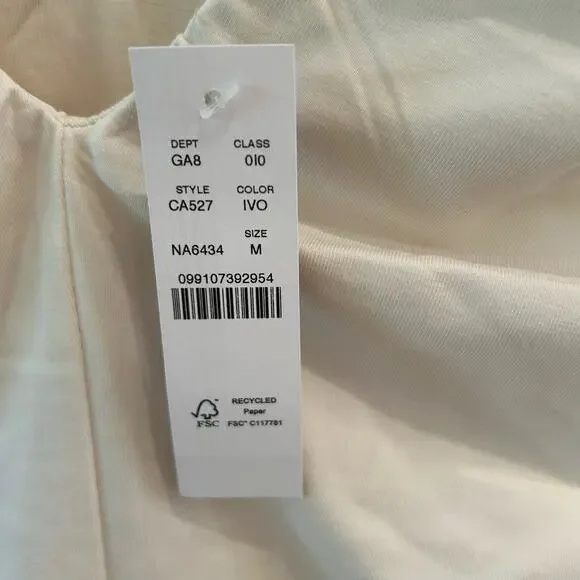 J. Crew Ruched V-Neck Top Size Medium - Picture 9 of 10